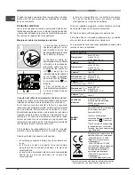 Предварительный просмотр 38 страницы Hotpoint FH 89 P /HA Operating Instructions Manual