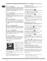 Предварительный просмотр 40 страницы Hotpoint FH 89 P /HA Operating Instructions Manual