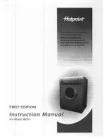 Предварительный просмотр 1 страницы Hotpoint FIRST EDITION WD51 Instruction Manual