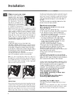 Предварительный просмотр 2 страницы Hotpoint FTCD 871 Instruction Booklet