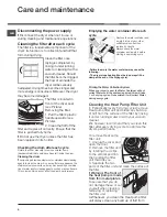 Предварительный просмотр 6 страницы Hotpoint FTCD 871 Instruction Booklet