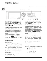 Предварительный просмотр 8 страницы Hotpoint FTCD 871 Instruction Booklet