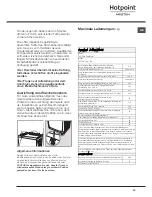 Предварительный просмотр 19 страницы Hotpoint FTCD 871 Instruction Booklet