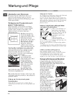 Предварительный просмотр 22 страницы Hotpoint FTCD 871 Instruction Booklet