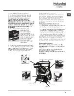 Предварительный просмотр 23 страницы Hotpoint FTCD 871 Instruction Booklet