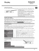 Предварительный просмотр 25 страницы Hotpoint FTCD 871 Instruction Booklet