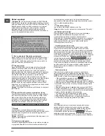 Предварительный просмотр 46 страницы Hotpoint FTCD 871 Instruction Booklet