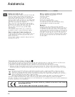 Предварительный просмотр 64 страницы Hotpoint FTCD 871 Instruction Booklet