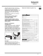 Предварительный просмотр 67 страницы Hotpoint FTCD 871 Instruction Booklet