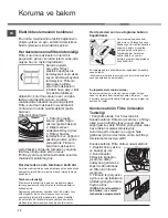 Предварительный просмотр 70 страницы Hotpoint FTCD 871 Instruction Booklet