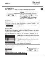 Предварительный просмотр 73 страницы Hotpoint FTCD 871 Instruction Booklet