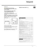 Предварительный просмотр 3 страницы Hotpoint FTCL 87 Instruction Booklet