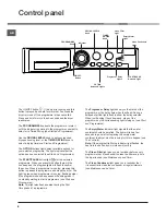 Предварительный просмотр 8 страницы Hotpoint FTCL 87 Instruction Booklet