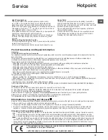 Предварительный просмотр 15 страницы Hotpoint FTCL 87 Instruction Booklet