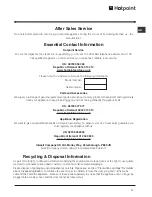 Preview for 11 page of Hotpoint FTM70S Operating Instructions Manual