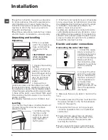 Предварительный просмотр 2 страницы Hotpoint Futura WMFG 741 Instructions For Use Manual