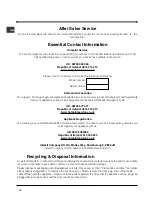 Preview for 10 page of Hotpoint FZ175A Operating Instructions Manual