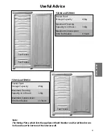 Предварительный просмотр 9 страницы Hotpoint FZA54 Instructions For Installation And Use Manual