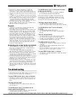 Preview for 7 page of Hotpoint FZS 175 Operating Instructions Manual