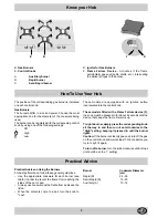 Предварительный просмотр 5 страницы Hotpoint G740 Instructions For Installation And Use Manual