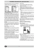 Preview for 8 page of Hotpoint GC640 Instructions For Installation And Use Manual