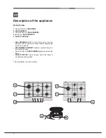 Preview for 4 page of Hotpoint GC640BK Operating Instructions Manual