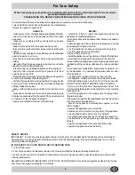 Предварительный просмотр 5 страницы Hotpoint GF941 Instructions For Installation And Use Manual