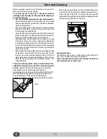 Предварительный просмотр 10 страницы Hotpoint GF941 Instructions For Installation And Use Manual