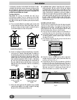 Предварительный просмотр 12 страницы Hotpoint GF941 Instructions For Installation And Use Manual