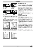 Предварительный просмотр 13 страницы Hotpoint GF941 Instructions For Installation And Use Manual