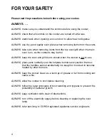 Preview for 4 page of Hotpoint GW81 Instructions For Installation And Use Manual