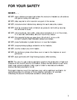 Preview for 5 page of Hotpoint GW81 Instructions For Installation And Use Manual