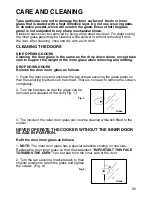 Предварительный просмотр 25 страницы Hotpoint GW81 Instructions For Installation And Use Manual