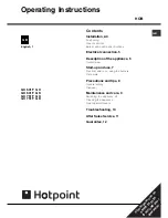 Preview for 1 page of Hotpoint GX 641 F G K Operating Instructions Manual