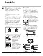 Предварительный просмотр 2 страницы Hotpoint GX 641 F G K Operating Instructions Manual