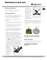 Preview for 9 page of Hotpoint GX 641 F G K Operating Instructions Manual