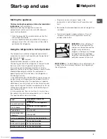 Предварительный просмотр 5 страницы Hotpoint H312AAI Operating Instructions Manual