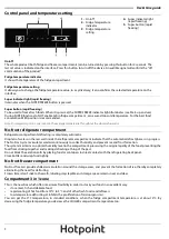 Предварительный просмотр 4 страницы Hotpoint H5T 811I K H User Manual