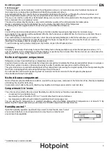 Preview for 5 page of Hotpoint H7NT911TWH1 User Manual