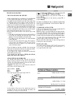 Предварительный просмотр 3 страницы Hotpoint HAGL 51 K Operating Instructions Manual