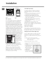 Предварительный просмотр 6 страницы Hotpoint HAGL 51 K Operating Instructions Manual