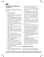 Preview for 4 page of Hotpoint HB 0701 AX0 UK Operating Instructions Manual