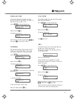 Preview for 17 page of Hotpoint HCM15 Instructions For Use Manual