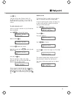 Preview for 19 page of Hotpoint HCM15 Instructions For Use Manual