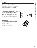 Предварительный просмотр 5 страницы Hotpoint HCM4SMWW Owner'S Manual And Installation Instructions