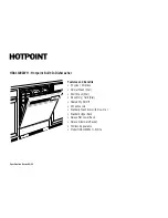 Предварительный просмотр 2 страницы Hotpoint HDA1100ZWH Installation Information