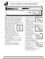 Предварительный просмотр 4 страницы Hotpoint HDA130 Use And Care Manual