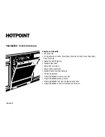 Preview for 2 page of Hotpoint HDA2020ZBB Installation Information