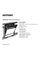 Предварительный просмотр 2 страницы Hotpoint HDA2100FWW Installation Information