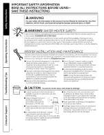 Preview for 2 page of Hotpoint HDA3600RWW - 24 in. Dishwasher Owner'S Manual